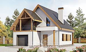 Проекты домов с мансардой