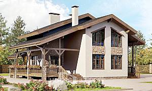 Проекты домов с мансардой